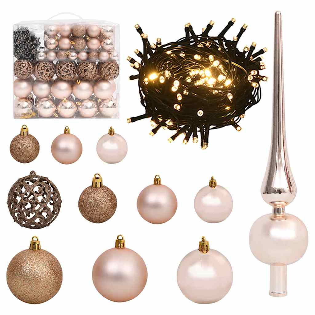 Artificial Pre-lit Christmas Tree with Ball Set Green 400 cm